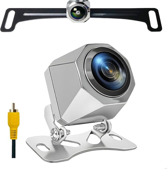 Backup Camera for Car, AHD1080P/CVBS Metal Housing Wide Angle Rearview Reversing Back up Camera, Perfect Night Vision IP69 Waterproof Reverse Rear View Camera for Car SUV Pickup and Other Vehicles