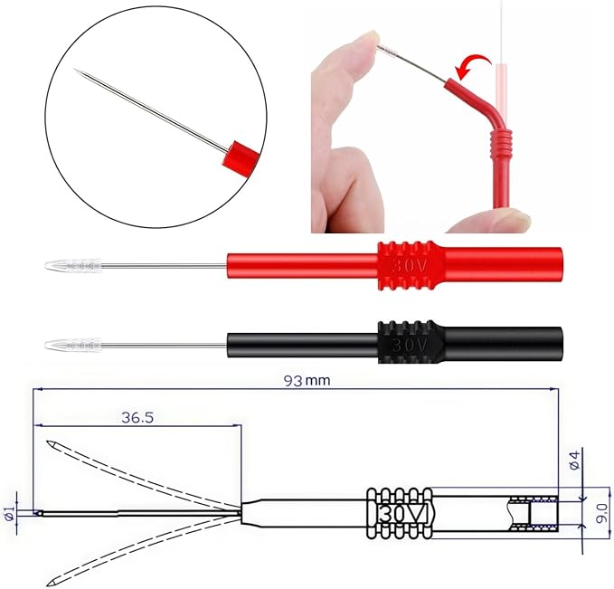 Test Lead Set,4mm Banana Plug (5KIT)