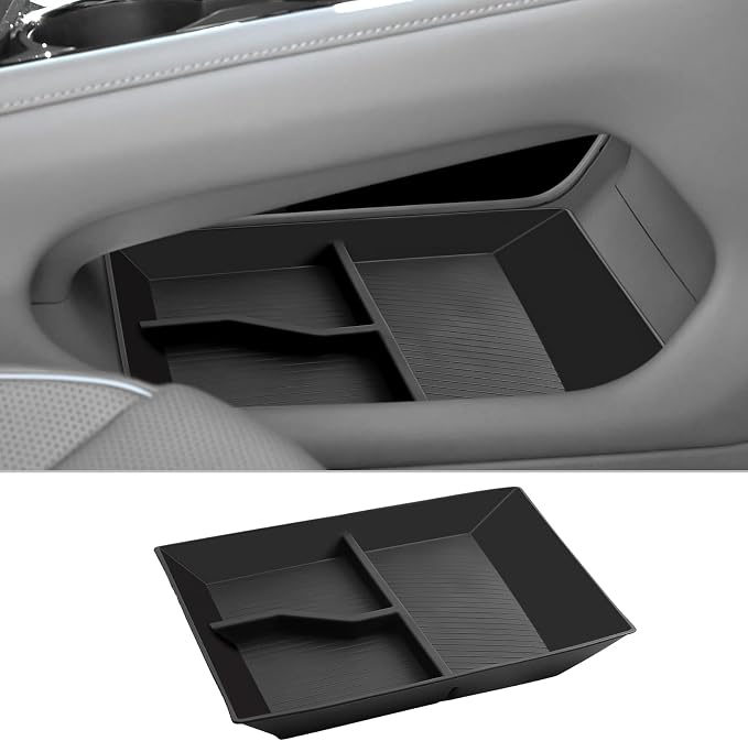 CDEFG for 2024 2025 2026 Volkswagen Atlas Center Console Organizer Tray for 2024 2026 VW Volkswagen Atlas 2025 SEL R-Line SE Accessories Lower Console Storage Box(Not for Atlas Cross Sport)