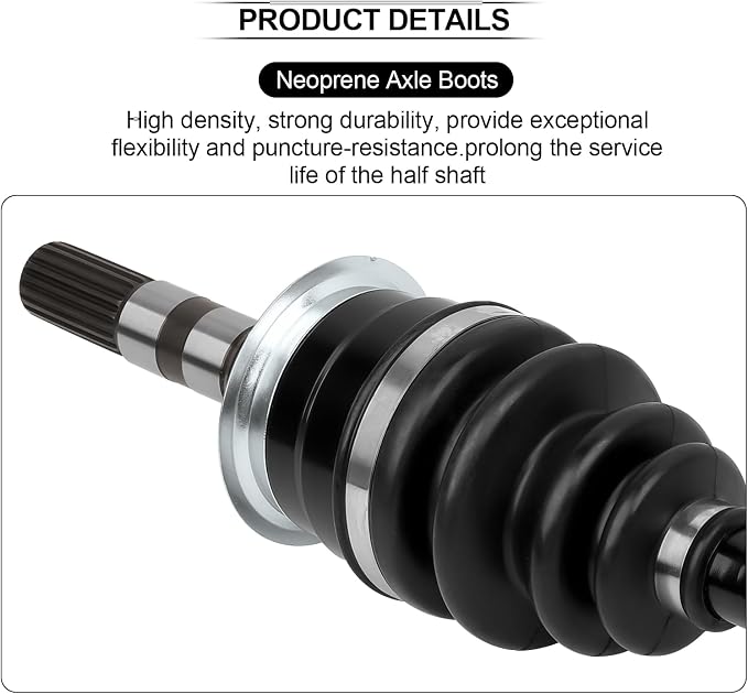 Front Left Right CV Axles set For 1998 1999 2000 2001 2002 For Kawasaki Mule 2510,2001-2008 For Kawasaki Mule 3010,2009-2019 For Kawasaki Mule 4010,2015 2016 2017 2018 For Kawasaki Mule 4010 Trans