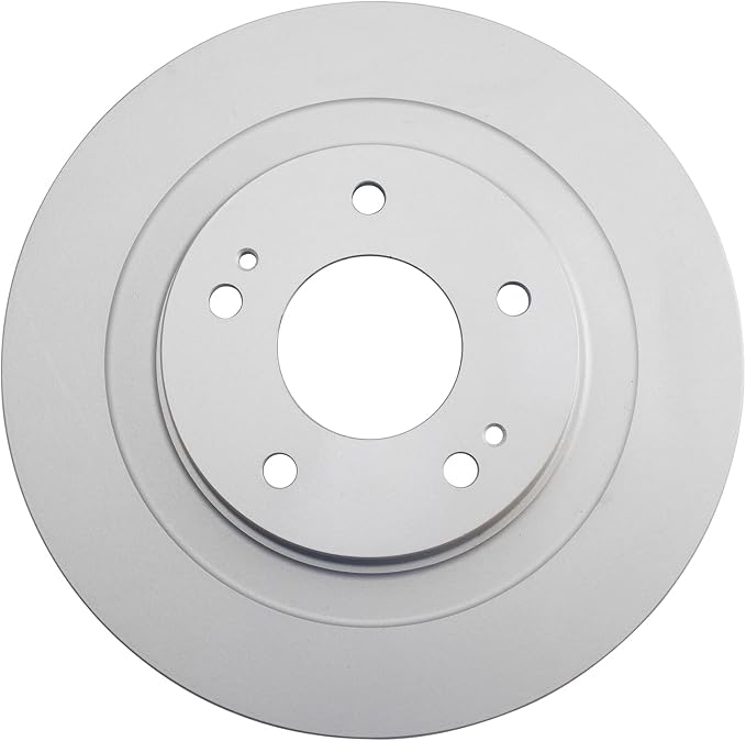 TRQ Rear Brake Rotor Set G Coated Solid Compatible with 2018-2024 Mitsubishi Eclipse Cross 2014-2020 Outlander 2018-2022, PHEV 2013-2024 Outlander Sport