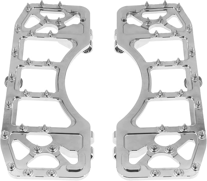 MX Wide Driver Floorboards CNC Aluminum Foot Pegs Fit For Harley Touring Road King Road Glide Street Glide Electra Glide Trike Softail Dyna Chrome