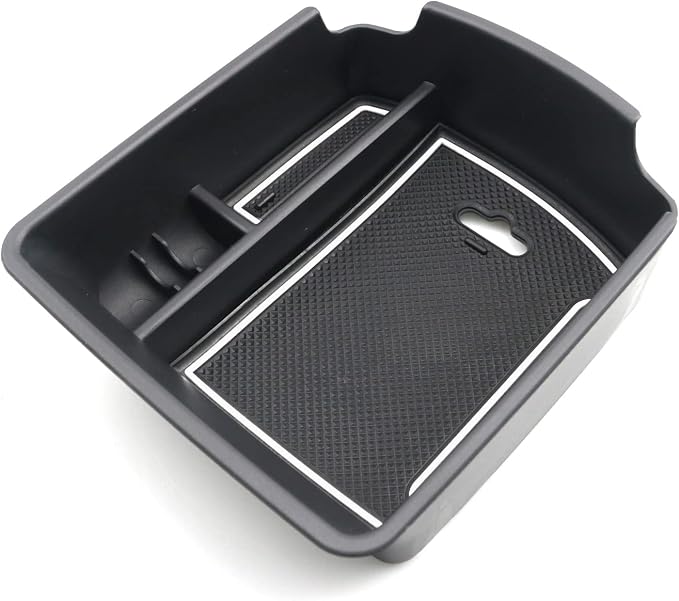 LFOTPP Seltos Center Console Organizer for 2022 2023 2024 Seltos [LX, S, EX, SX Turbo, S Turbo and Nightfall Editio] Armrest Center Console Organizer Tray 2022 2023 SeltosAccessories Secondary Insert