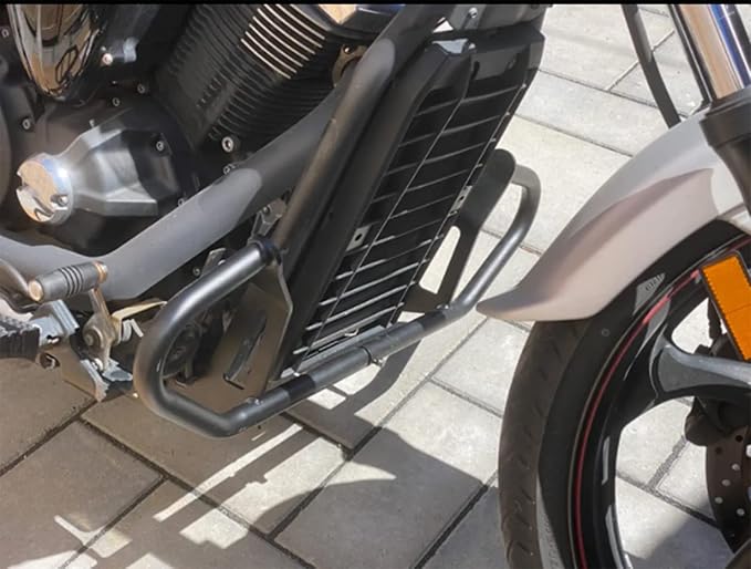 Black Engine Guard Highway Crash Bar Protecter for Yamaha Stryker 1300 XVS1300 2011 2012 2013 2014 2015 2016 2017 2018
