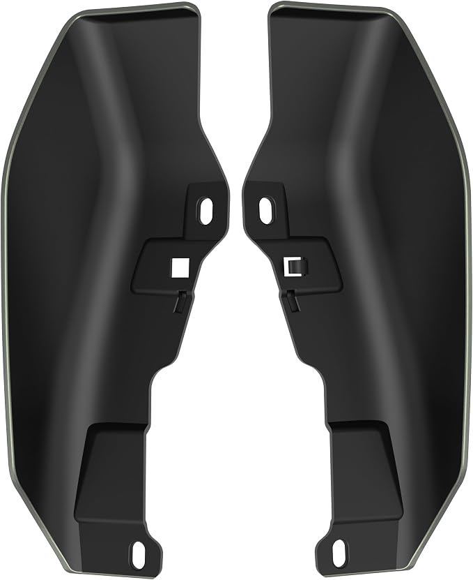 Color - Matched Mid Frame Air Deflectors Heat Shield, Perfectly Fit for Harley Touring Models 2009-2026 Deadwood Green Glossy