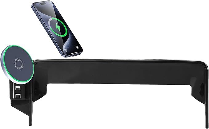Car Phone Holder for Toyota Camry 2021 2022 2023 2024 Accessories Apply to 9 Inch Touch Screen 15W Fast Wireless Charger Screen Fixed Clip Cell Phone Mount Hands-Free 360 Degree Rotation
