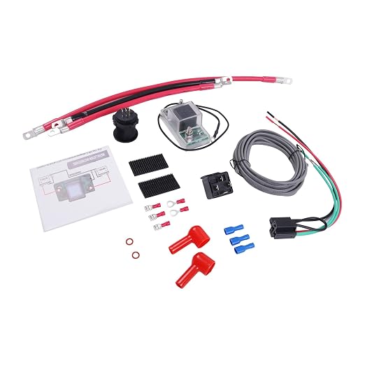 HOLDWELL 12V Dual Battery Connect & Monitor Kit UTV-SBI-CM UTVSBICM Compatible with Honda Pioneer 500 700 1000