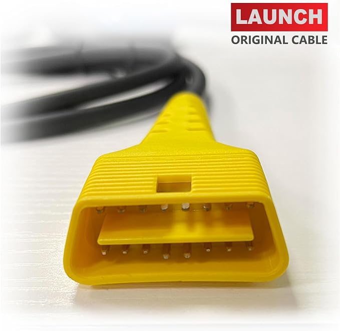 LAUNCH Original Main Cable Fit for X431 CRP123i, CRP123e, CRP123x, CRP129i, CRP129e, CRP129x OBD2 Replacement Cable - Yellow