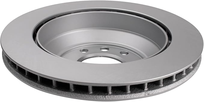 TRQ Rear Brake Rotor Set Coated Compatible with 2007-09 Audi Q7 2014-15 Audi Q7 2004-08 Volkswagen Touareg 2011-17 Volkswagen Touareg