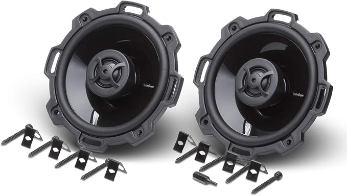 Rockford Fosgate P142 Punch 4" 2-Way Coaxial Full Range Speakers - Black (Pair)