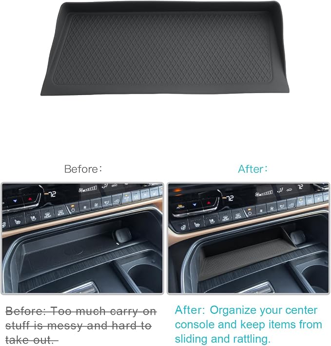 CDEFG for 2024 2025 2026 Mazda CX-90 CX-70 Center Console Organizer, 2024 2025 2026 Mazda CX-90 CX-70 Middle Console Armrest Storage Box CX-90 CX70 Accessories (Console Mat for CX-90 CX-70)