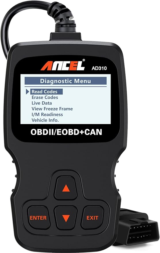 ANCEL BD500 and Storage Bag All System Bluetooth 5.0 OBD2 Scanner fit for VW Audi Seat Skoda Car Code Reader with ANCEL AD310 Vehicle OBD2 Scanner