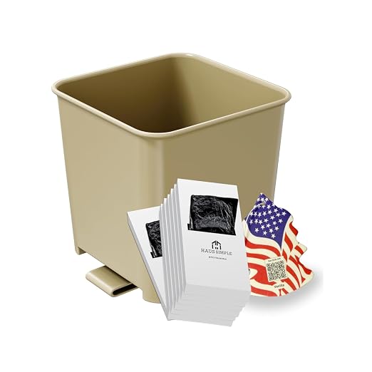 Mocha Car Trash Can with Floor Mat Clip – Waterproof & Leakproof Small Bin for Car, SUV, Truck, Van – Includes 1 Box of Trash Bags Inside + 6 Extra Boxes (Total of 7 Boxes, 140 Bags)