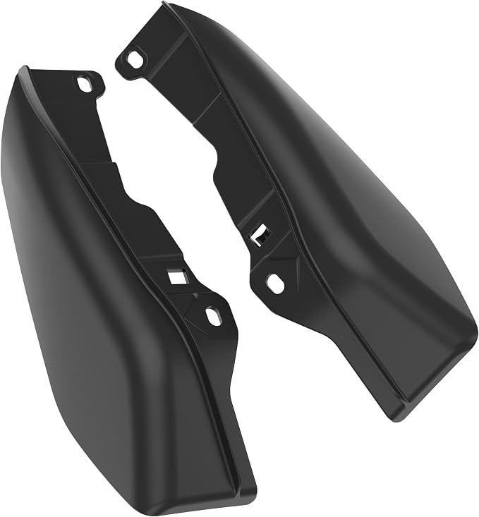 Color - Matched Mid Frame Air Deflectors Heat Shield, Perfectly Fit for Harley Touring Models 2009-2026 Rough Primer