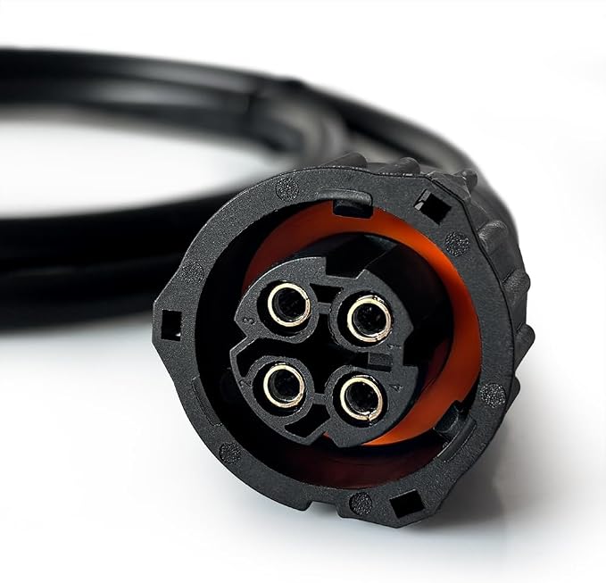 OBD2 Diagnostic Adapter 4 Pin Cable for Scania for Industrial for Marine Engine Diagnostic Cable, Work for S6 or S8 Control Unit on E2011 Type Engines, Work for Scania VCI Interface