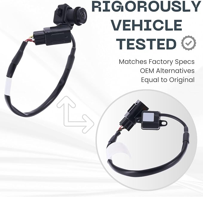 Backup Camera for 2011 2012 2013 Dodge Durango Jeep Grand Cherokee | Fits OE 56054059AC 56054059AD 56054059AE 56054059AF, rear view reverse parking assist backup tailgate monitor video sensor