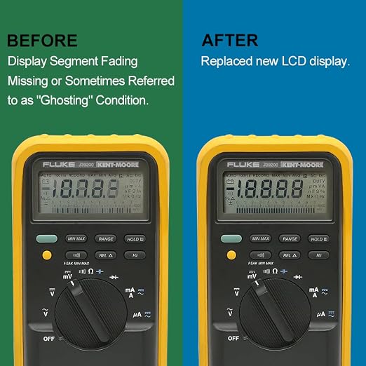 Display Replacement for FLUKE 87 87- LLL Kent-Moore J-39200 Digital Multimeter