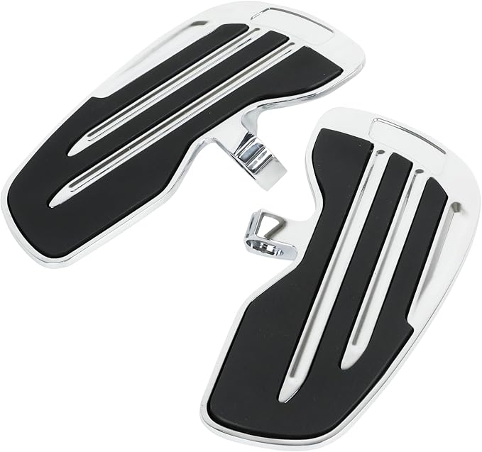 Motorcycle Driver Floorboards Foot Pegs Compatible with Indian Scout Sixty Bobber Replacement Part 2015-2024 Chrome