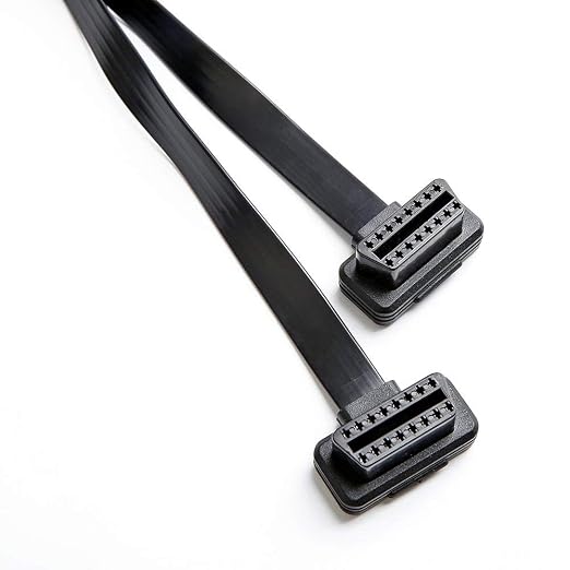 bbfly-B4 OBD II OBD2 16 Pin Splitter Extension 1x Male and 2X Female Extension Cable Adapter 1FT/30CM (10 Pack)