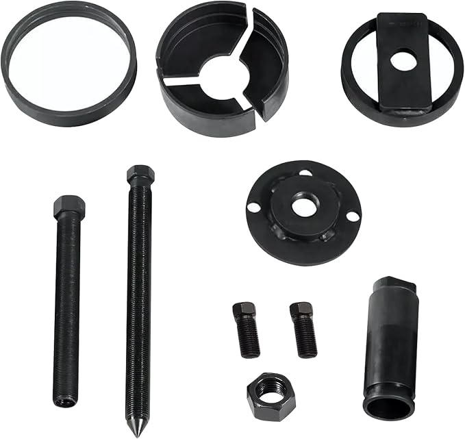 GearUp 7835 Rear Main Oil Seal Remover Installer Kit Compatible with Ford 7.3L Diesel Engines 2003 2002 2001 2000 1999 1998 in 3/4 and 1 Ton Trucks Heavy Duty Steel