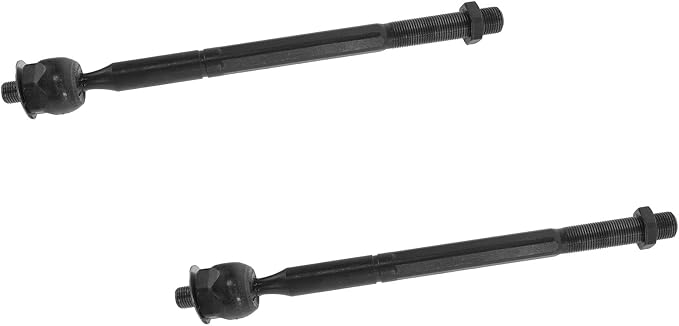 TRQ Front Inner Tie Rod Set 2 Piece Compatible with 2004-2014 Mazda 3 06-15 5