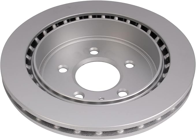 TRQ Rear Brake Rotor Set G Coated Vented Compatible with 2003-2007 Cadillac CTS 2003-2004 Seville 2005-2011 STS