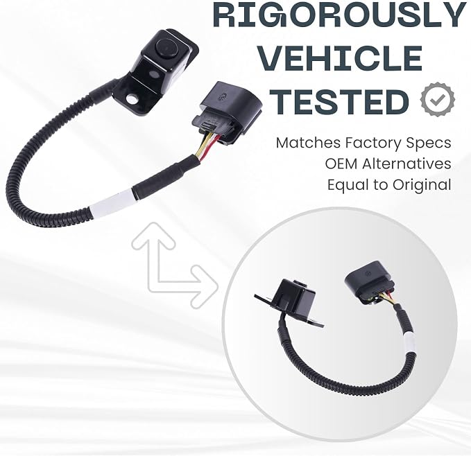 Backup Camera for 2007-2008 Cadillac Escalade Chevrolet Avalanche | Replaces OE part 15862575 15173618, rear view reverse parking assist backup monitor high definition hd video sensor