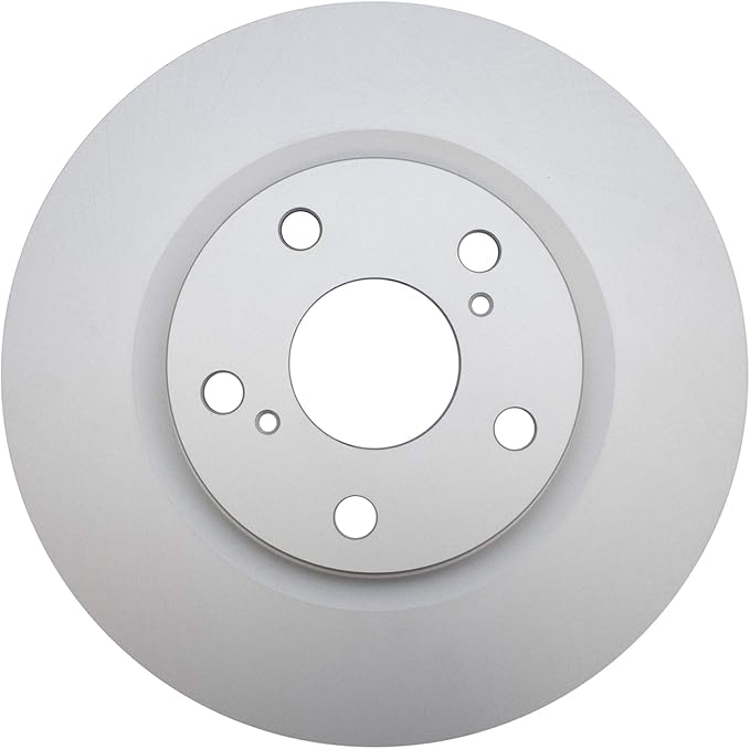 TRQ Front Brake Rotor Set Coated Compatible with 08-18 Toyota Avalon 07-17 Camry 09-18 RAV4 Japan Built Models 1st VIN Digit J 07-18 Lexus ES350 13-18 ES300h
