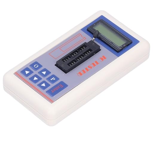 TSH06F Integrated Circuit Tester Multi Functional IC Transistor Meter with 5V 3.3V AUTO Modes for Microelectronics Logic Device Test Transistor Identification (with Terminal)