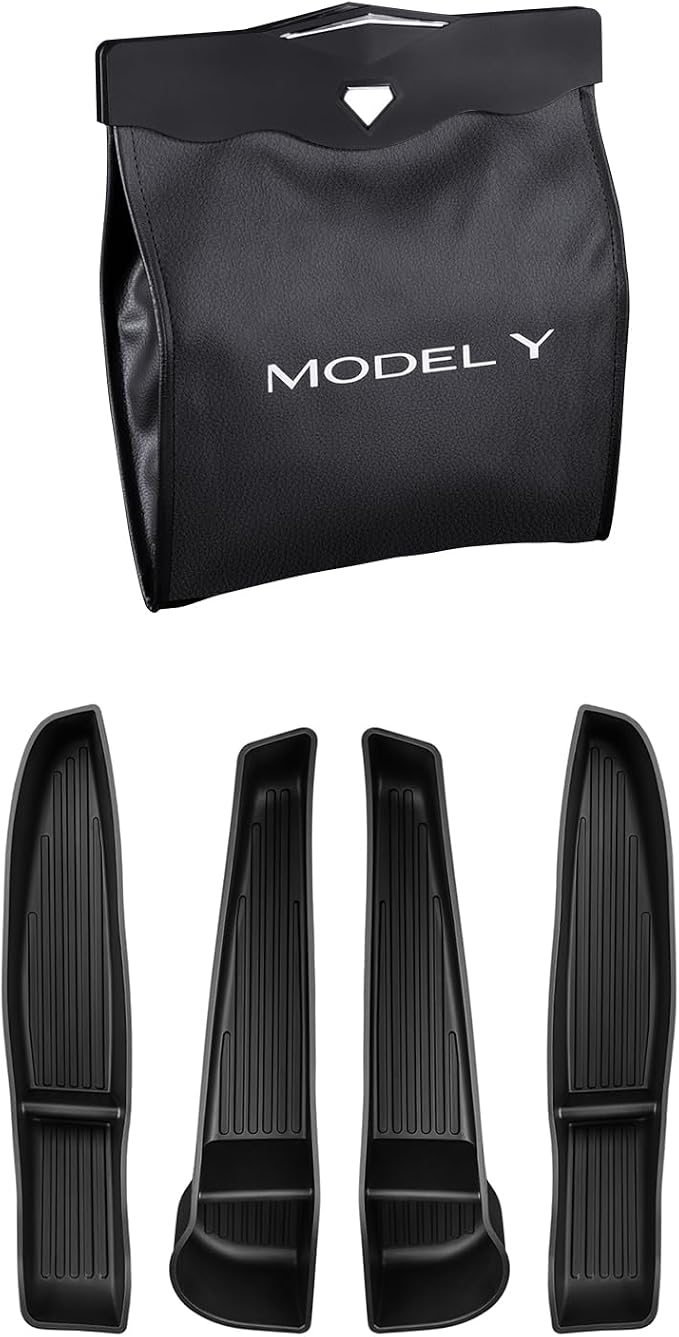 Motrobe Tesla Model Y Garbage Bag and Tesla Model Y Juniper Door Side Storage Box