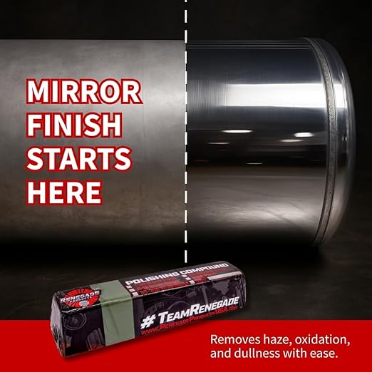 Renegade Products USA | Q36 One-Step Polishing Compound Bar - Achieve Mirror Shine | Ideal for Automotive & Industrial Surfaces | Efficiency Redefined