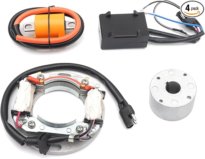 Stator Flywheel Rotor CDI Ignition Coil Kit Fit for Suzuki RM RM80 RM85 RM125 RM250 RM370 RM400 RM465 RM500,Fit for Honda CR125R 1981-1983,Fit for Kawasaki KX125,32900-20420