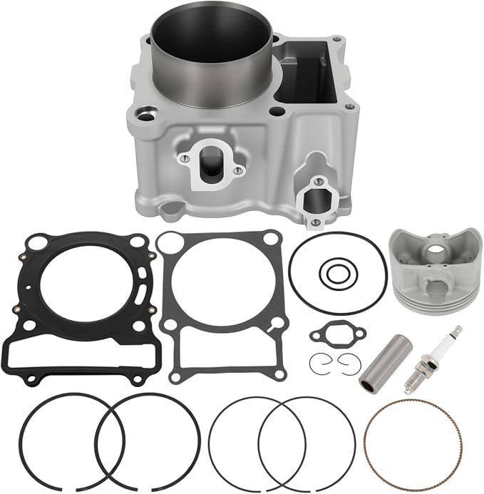 SCITOO Cylinder Piston Gasket Top End Rebuild Kit for Yamaha for Grizzly 400 YFM400FG 4x4 2007 2008, for Yamaha for Kodiak 400 YFM400FAH 4x4 Realtree Xtra 2000 2001 2002 84.5mm 401cc 5GH-11310-00-00