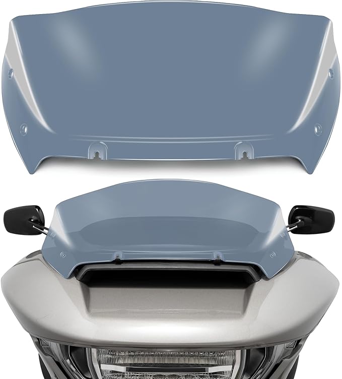 9" Wave Windshield Windscreen Wind Splitter Compatible with Harley Davidson CVO Road Glide FLTRXSE 2023-up, CVO Road Glide ST FLTRXSTSE 2024-up, Road Glide FLTRX 2024-up (Tint)