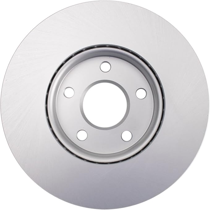 TRQ Front Brake Rotor Set G Coated Vented Compatible with 2013-2018 Ford C-Max 2012-2018 Focus