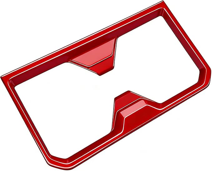 Front Rear Holder Decors for Toyota 4Runner 2025 2026 Interior Accessories Dashboard Cover Center Consoles ABS Trim Dark Red