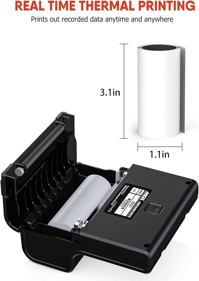 ANCEL HD Series-Compatible Printer for HD3100, HD3100 PRO, HD3200, HD3300, HD3400, HD3500, HD3600: Exclusive Heavy Duty Truck Scanner Diagnostic Tool Accessory for Diesel Vehicle Reports
