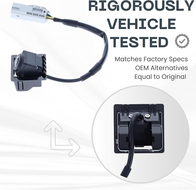 Backup Camera Replaces for 2010 2011 2012 2013 2014 2015 2016 Cadillac SRX Part # 23205689 15926122 20910350 22915398