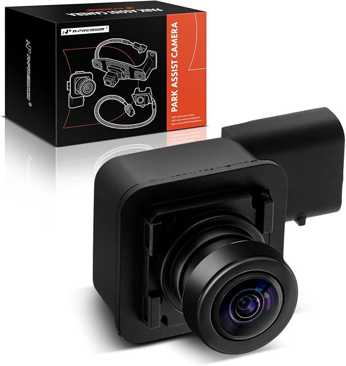 A-Premium Park Assist Camera Rear View Backup Reverse Camera Compatible with Ford Models - 2020 2021 2022, Transit-150, Transit-350 HD