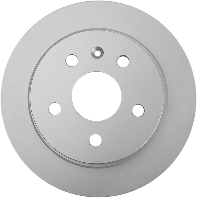 TRQ Rear Brake Rotor Set G Coated Solid Compatible with 2006-2011 Buick Lucerne 2006-2011 Cadillac DTS