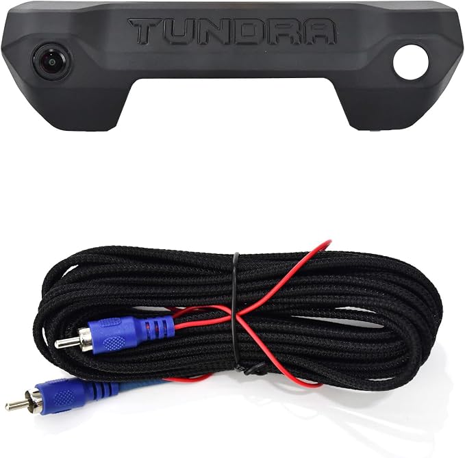 Dasaita Tailgate Handle Reverse Camera for Toyota Tundra 2022 2023 2024, Only Fit 1080P Navigation, Real AHD 1080P Rear View Camera Backup Camera with Wiring Harness, 170° Wide Angle, IP68 Waterproof