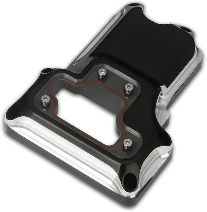 Twin cam Clarity top Transmission Covers for Harley Davidson Touring Glide Dyna Fatboy Street Wide Glide 2007-2017 FLT Touring CNC Aluminum Machine(Contrast Cut)