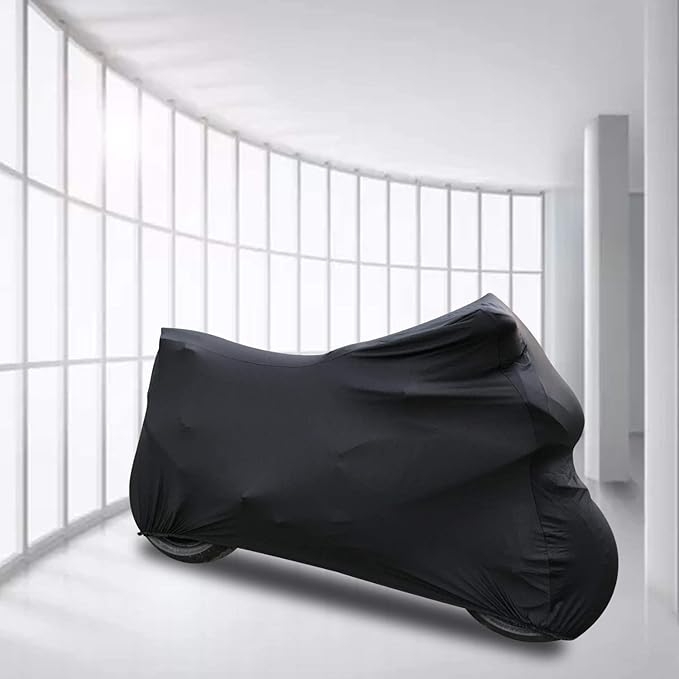 WinPower Indoor Motorcycle Cover Stretch Elastic Dustproof Covers for Motorbikes, 104 x 41 x 49 inches