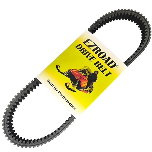 EZROAD V-Belt Drive Belt 89L-17641-01-00 Compatible with Yamaha Snowmobile 1997-1998 VMAX 500 600 700, Mountain Max 600 700, Venture 500 600, 2001 VT500XLF Phazer 500 8CH-17641-00-00 87X-17641-00-00