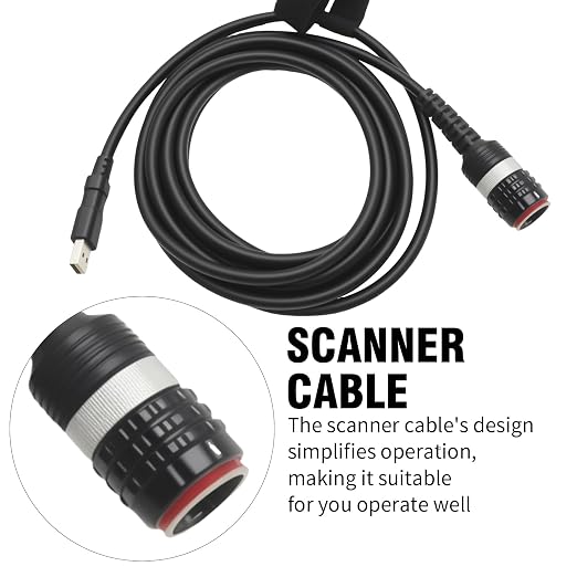88890305 Scanner Cable Automotive USB Cable, Replacement for Volvo VOCOM 88890300, Replacement for Volvo VOCOM II 88894000