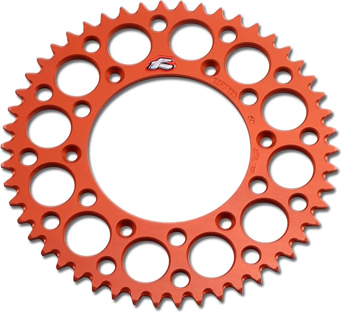 Renthal 224U-520-50GPOR Rear Sprockets - Orange / 50T