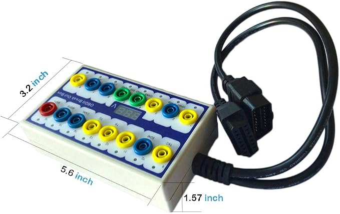 Taotao OBDII Diagnosis Scan Tool Protocol Detector ＆ Break Out Box OBD Diagnostic Tool OBD line Signal Text car Fault Diagnostic Tool