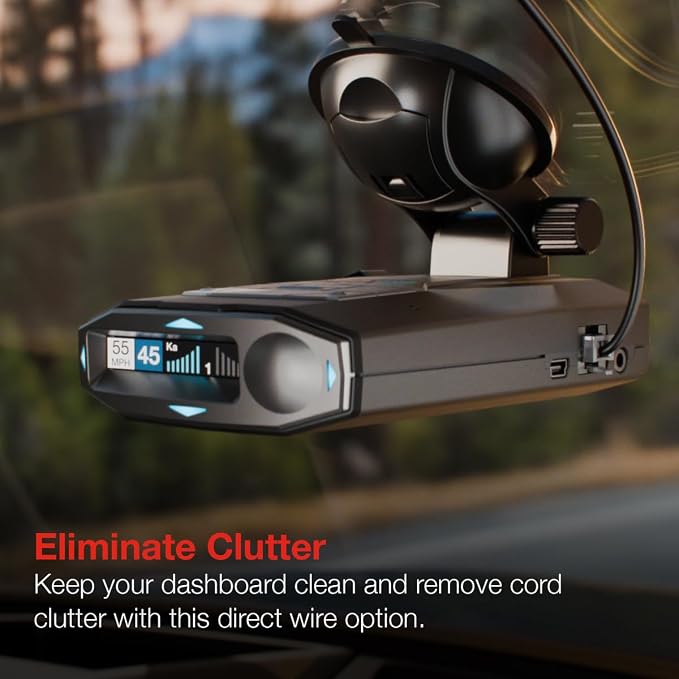 Escort Radar Detector SmartCord Directwire with Red Light for MAX 360, MAX 360c, IX, IXc, 9500 IX, MAX II, MAX 3, MAX 4, MAX 360c MKII, MAX 360 MKII, MAXcam 360c, Redline 360c and Additional Models