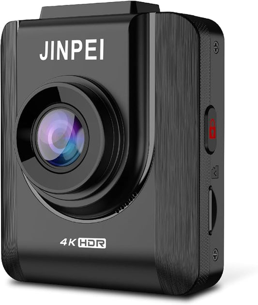 4K Front Dash Cam 64GB Included, Car Dashboard Camera Recorder with UHD 2160P, 2" IPS Screen, 150° Wide Angle, HDR, Night Vision,JD-19B-4K