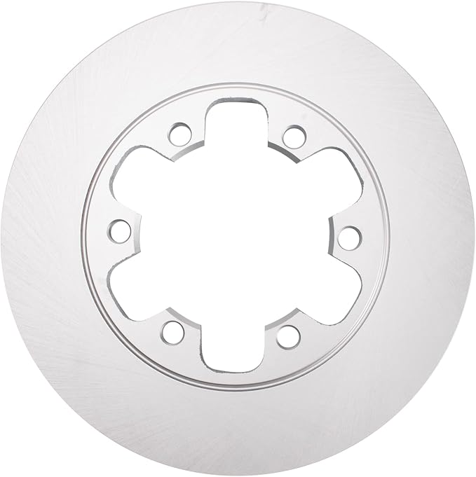 TRQ Rear Brake Rotor Set G Coated Solid Compatible with 2020-2023 Ford Transit-250 Transit-350 2015-2023 Transit-350 HD